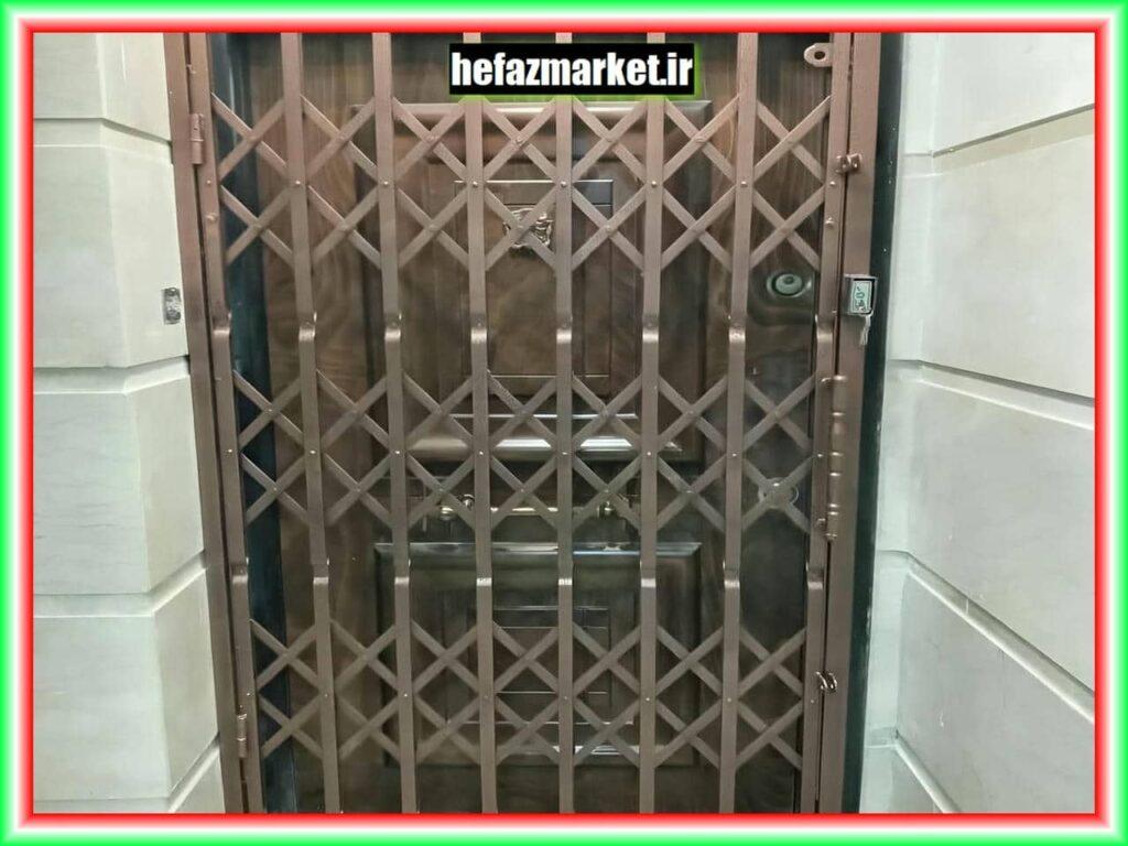 نصب حرفه ای درب آکاردئونی آهنی