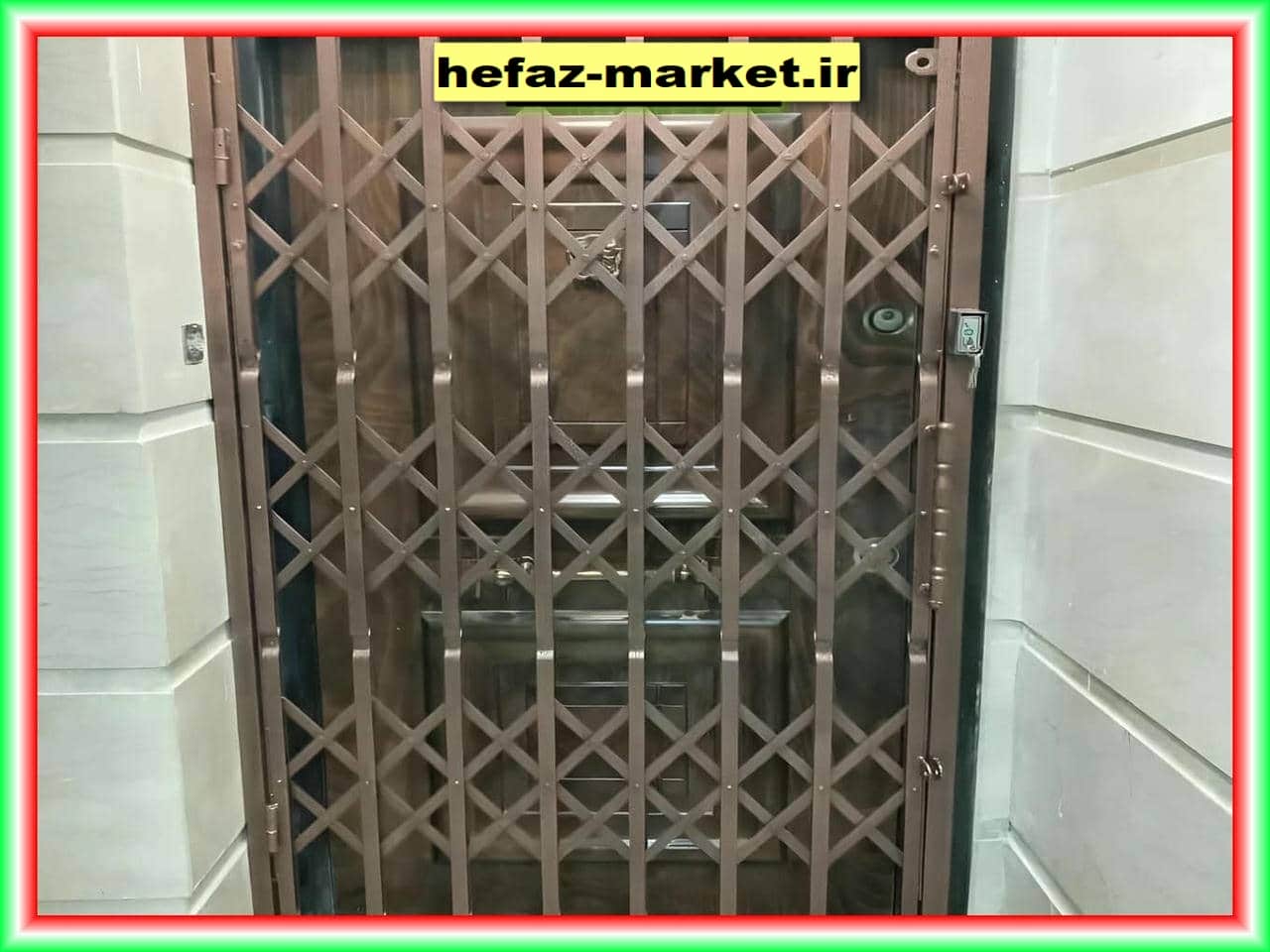 نصب حرفه ای درب آکاردئونی آهنی