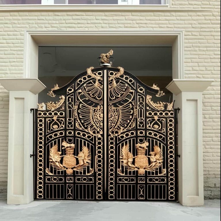 درب آهنی ورودی منزل مدرن