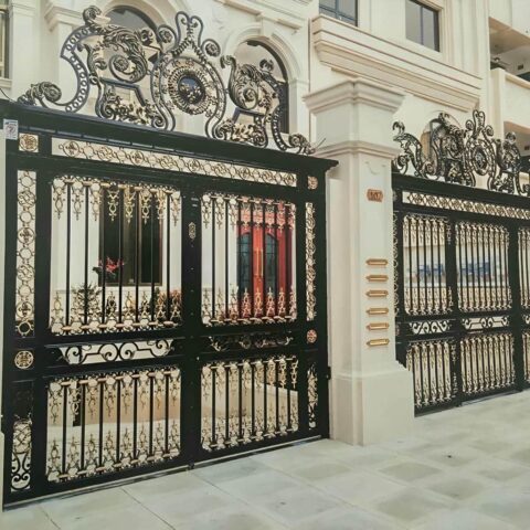 درب حیاط آهنی سفارشی