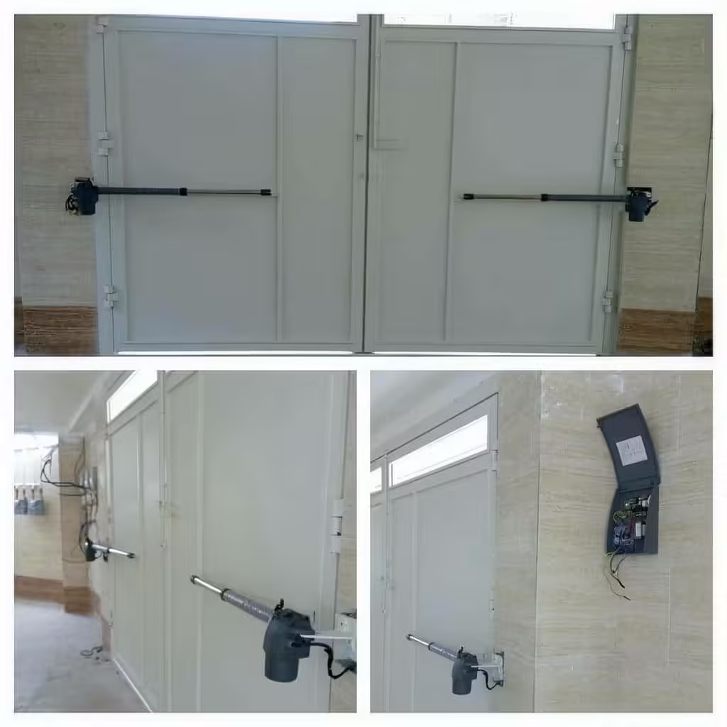 نصب جک درب پارکینگ بازویی