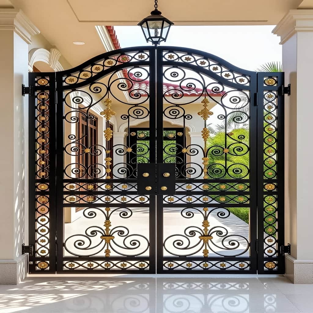 فروش درب حیاط دولنگه در کرمان فروش درب حیاط دولنگه در کرمان