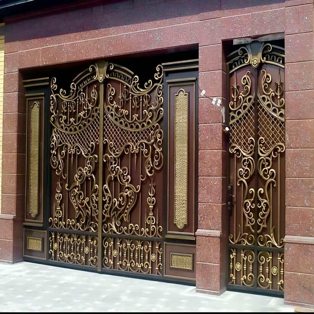 نصب درب حیاط دولنگه در بابل