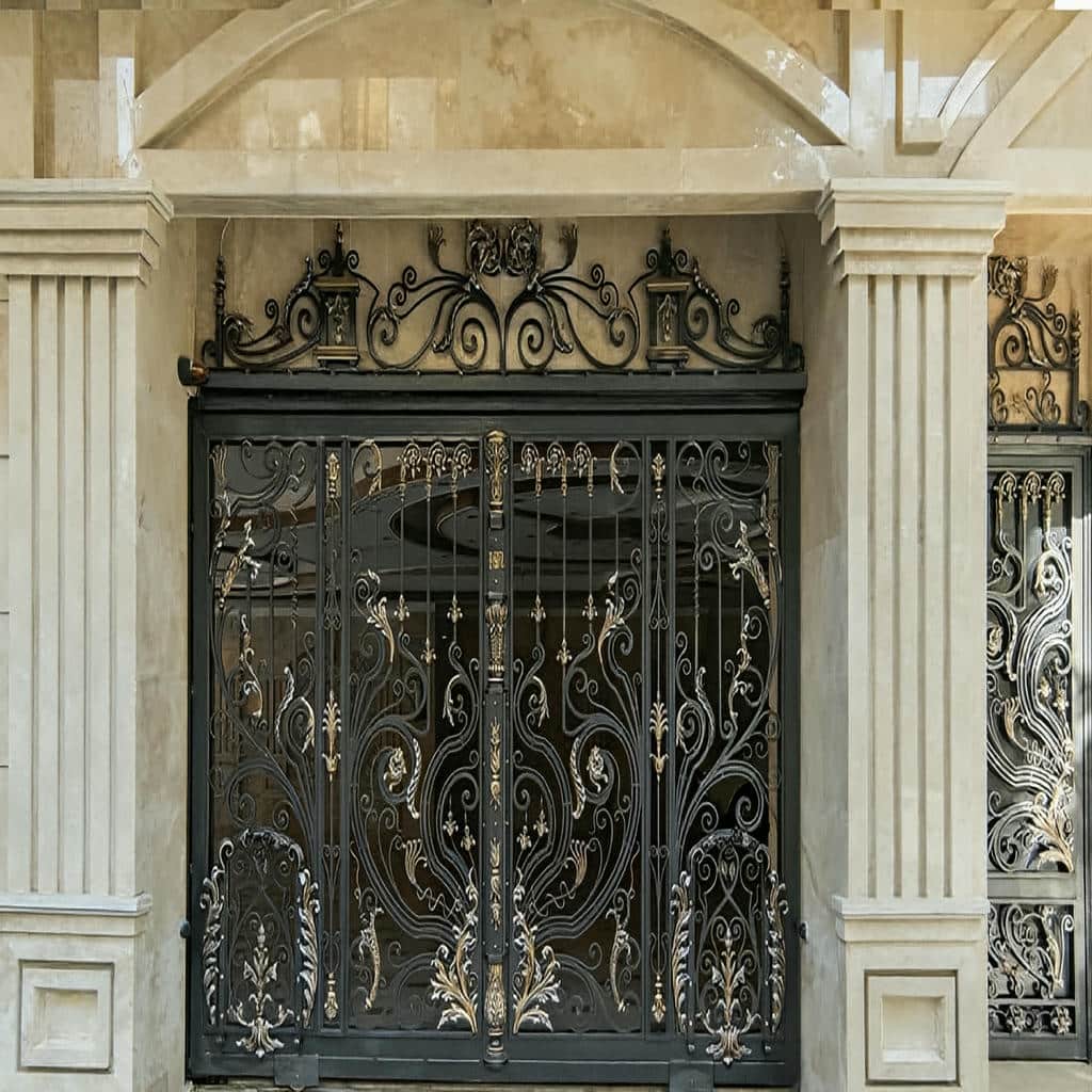 خرید درب حیاط ساده در همدان