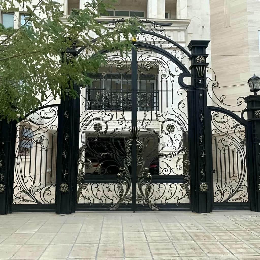 خرید درب حیاط فلزی مدرن در نسیم شهر