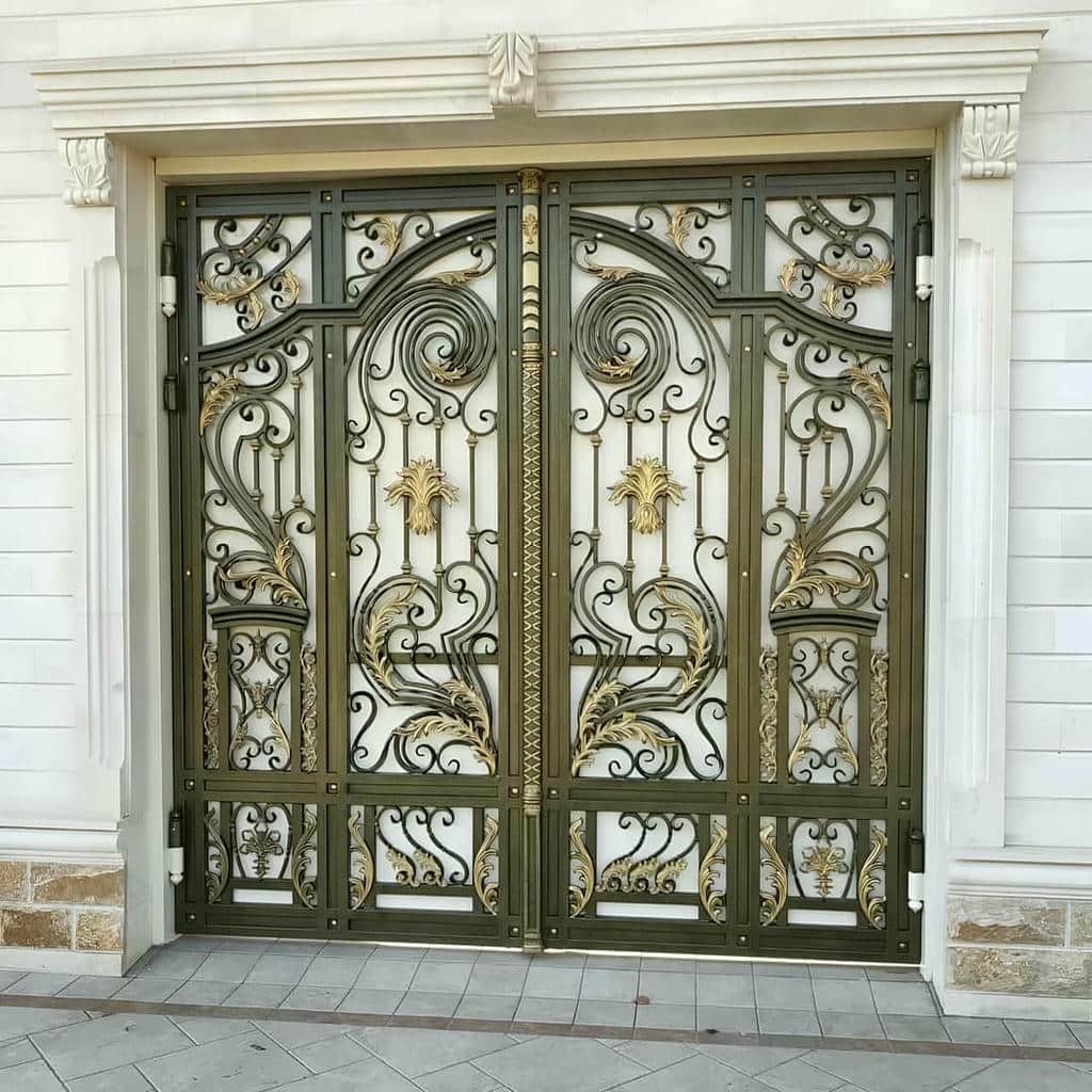 فروش درب حیاط یراق استاندارد در آبسرد