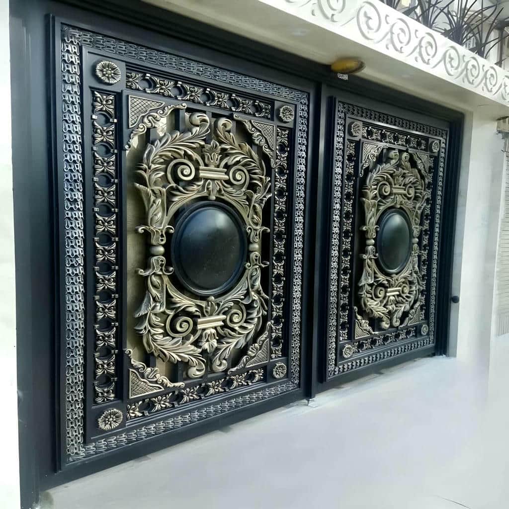 نصب درب حیاط دولنگه در گرگان