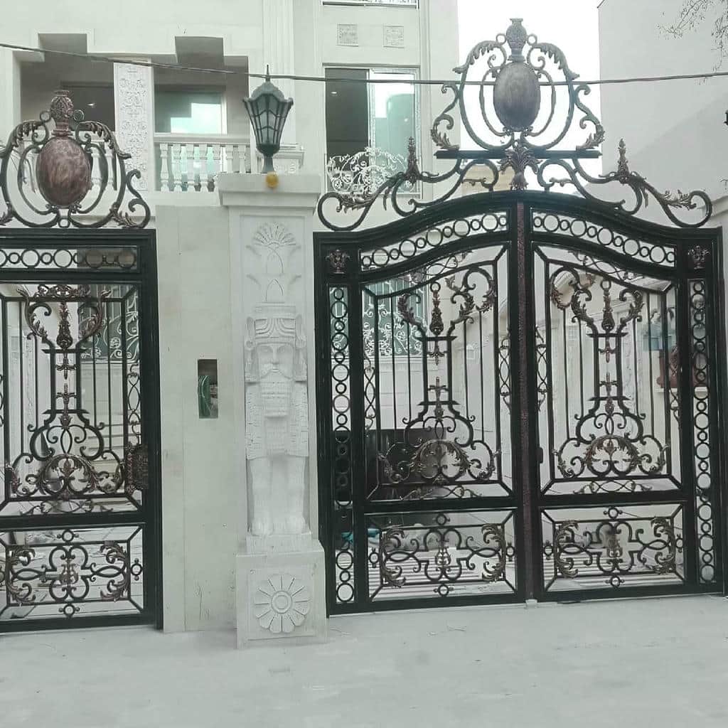 کارخانه درب حیاط رنگ کوره ای در استان مازندران