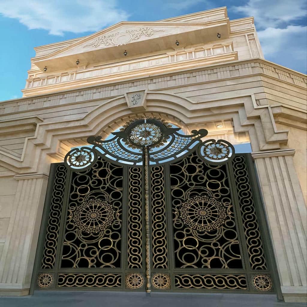 فروش درب حیاط قفل باکیفیت در چالوس