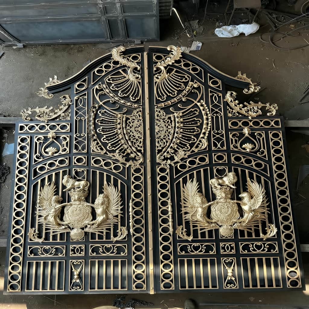 خرید درب حیاط فرفورژه در قائمشهر