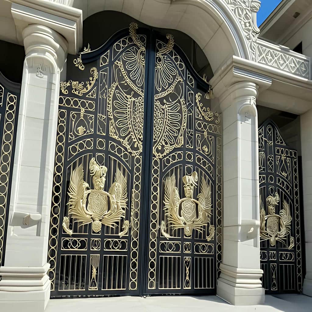 قیمت درب حیاط فرفورژه کلاسیک در دماوند