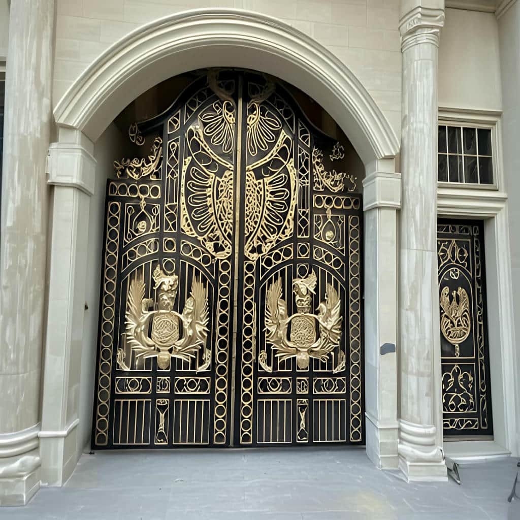 قیمت درب حیاط فرفورژه کلاسیک در استان گیلان