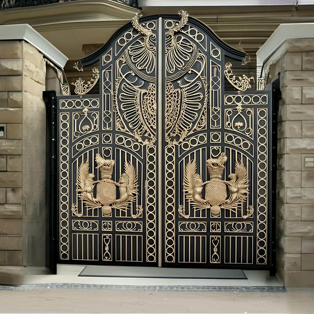 خرید درب حیاط فلزی مدرن در شهریار