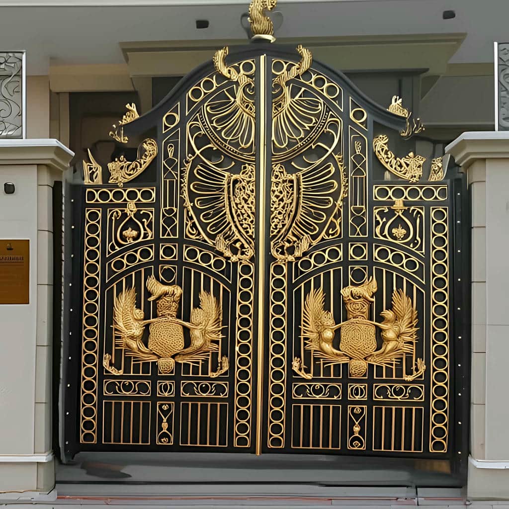 خرید درب حیاط فرفورژه در کردان