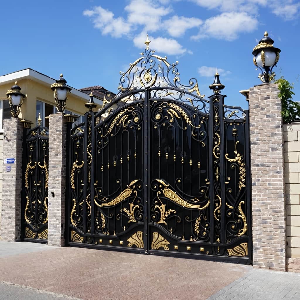 خرید درب حیاط مدرن مینیمال در قشم