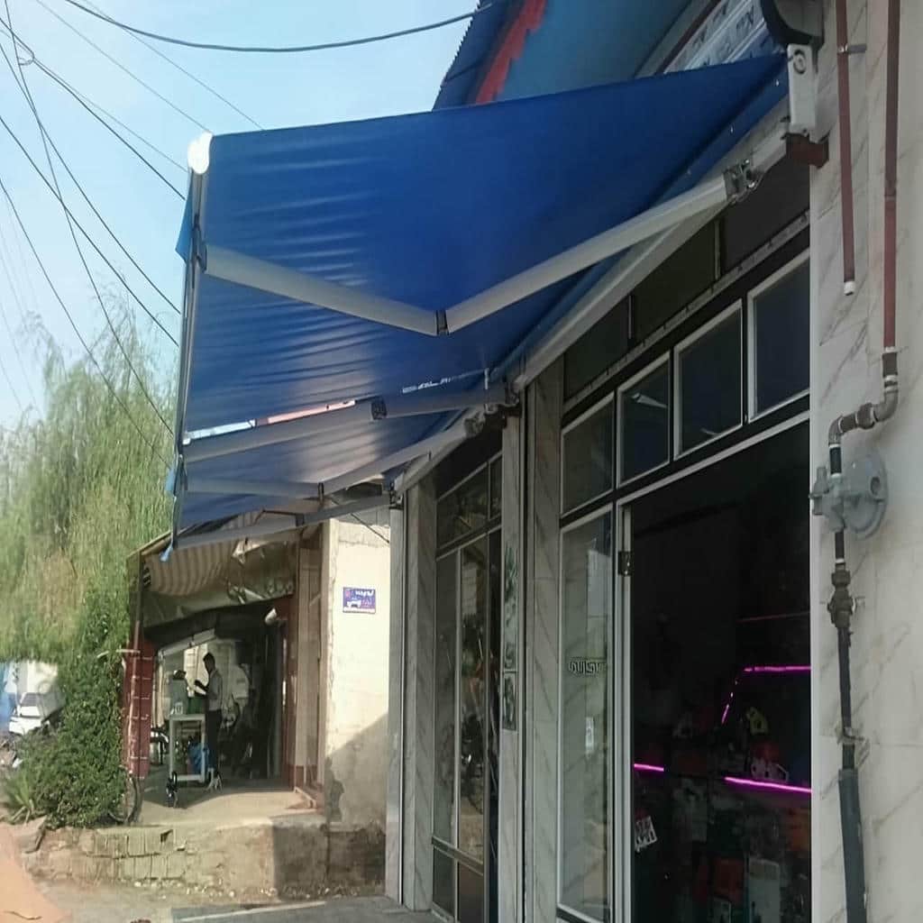 نصب سایبان برقی مغازه در هشتگرد