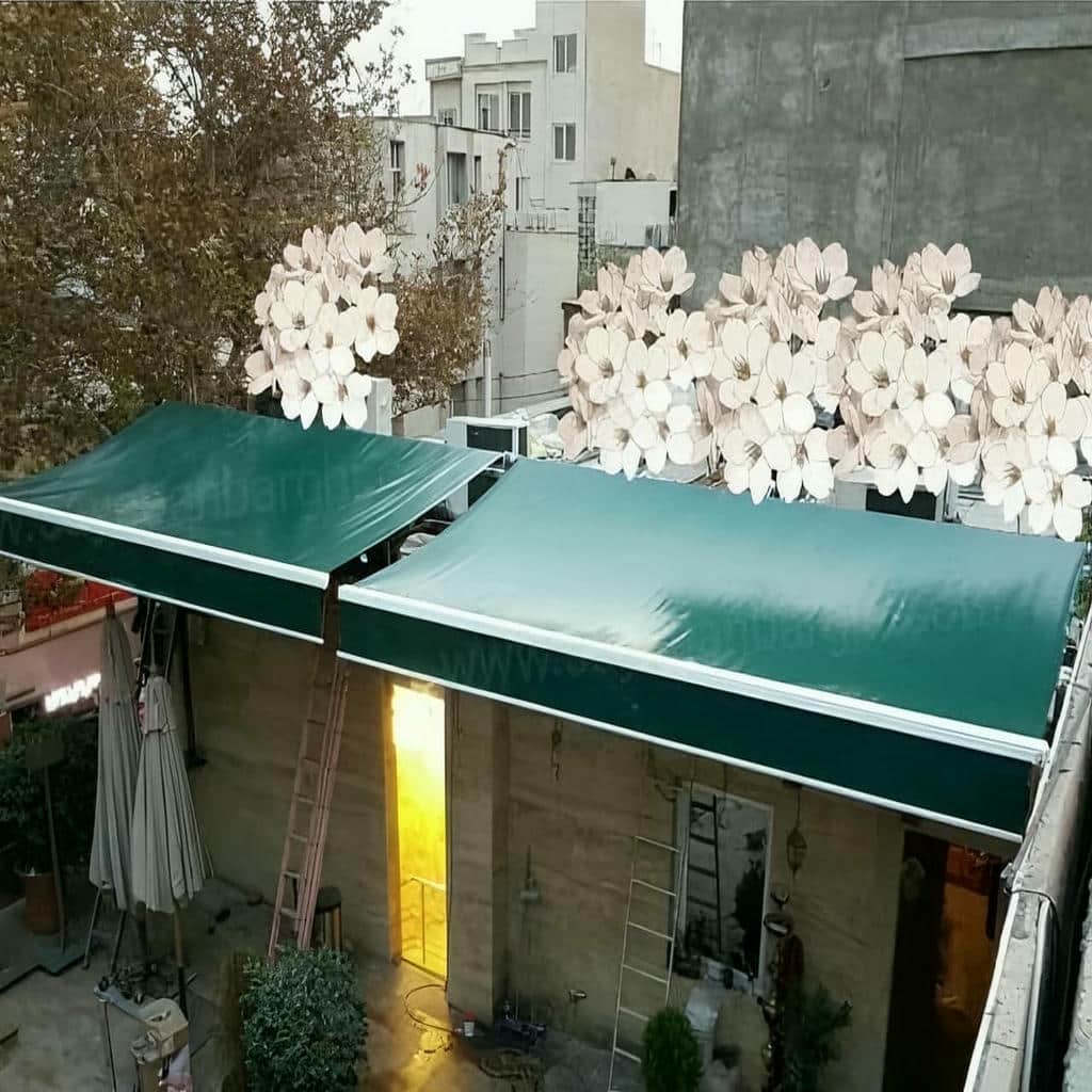 فروش سایبان برقی کافه رستوران در شهرکرد فروش سایبان برقی کافه رستوران در شهرکرد