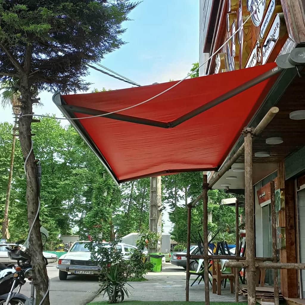خرید سایبان برقی پارچه UV در اشتهارد