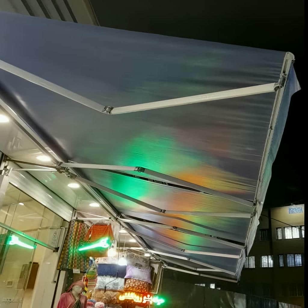 خرید سایبان برقی پارچه ضد UV در مشهد خرید سایبان برقی پارچه ضد UV در مشهد