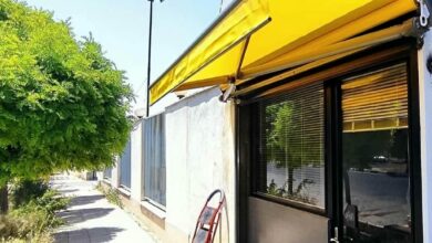 سایبان برقی در آبسرد