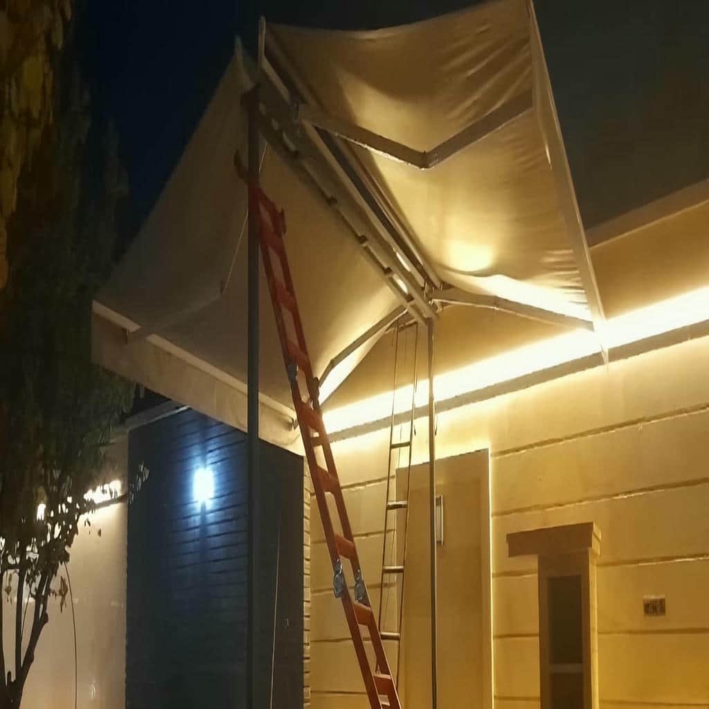 قیمت سایبان برقی پیشروی سفارشی در محمودآباد