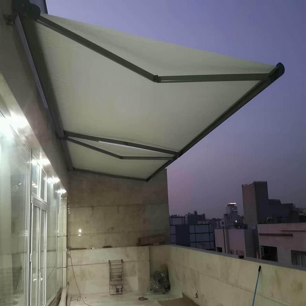 خرید سایبان برقی بازویی در بندر لنگه