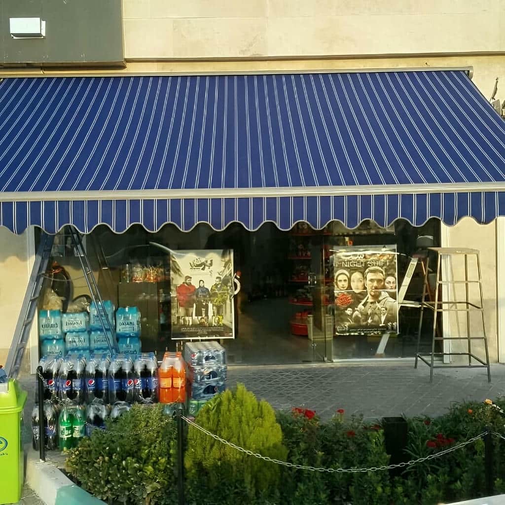 سایبان برقی در بندر لنگه