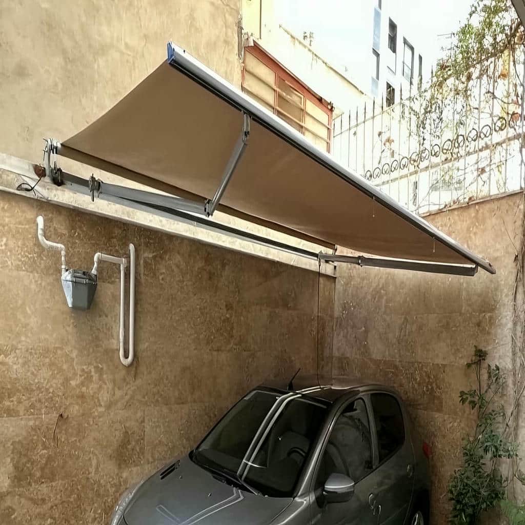 سایبان برقی در بومهن