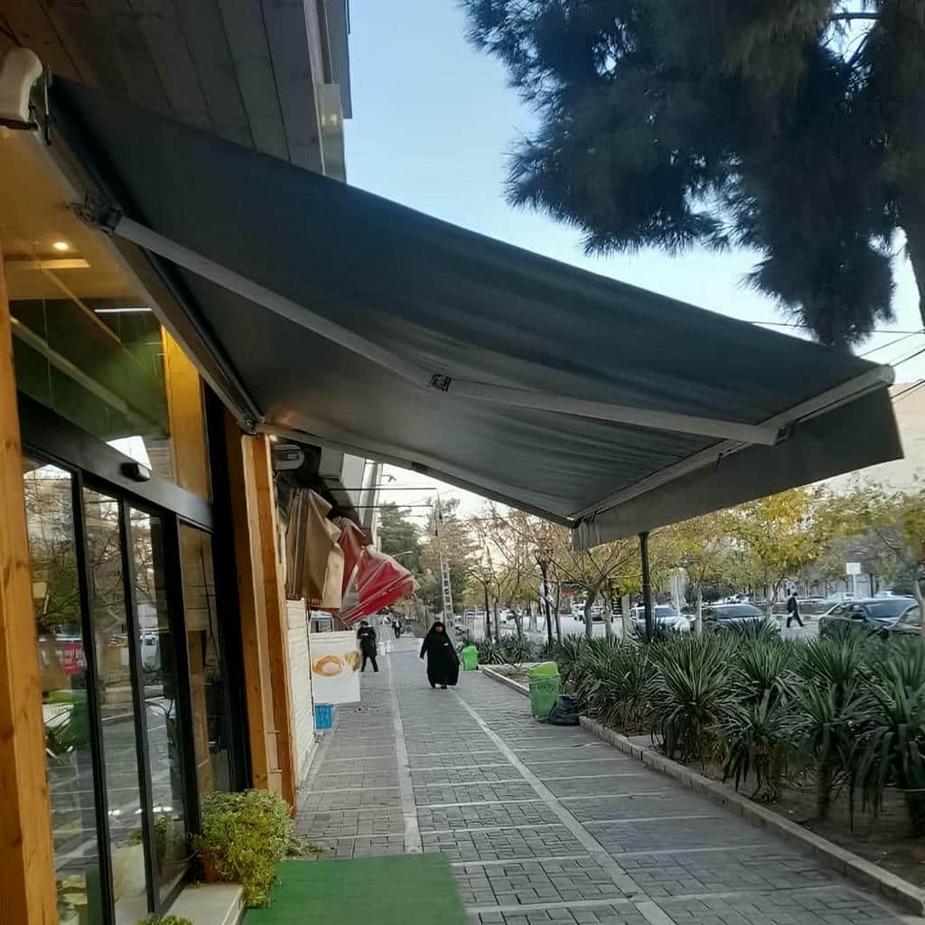 نصب سایبان برقی سنسور باد در استان گلستان