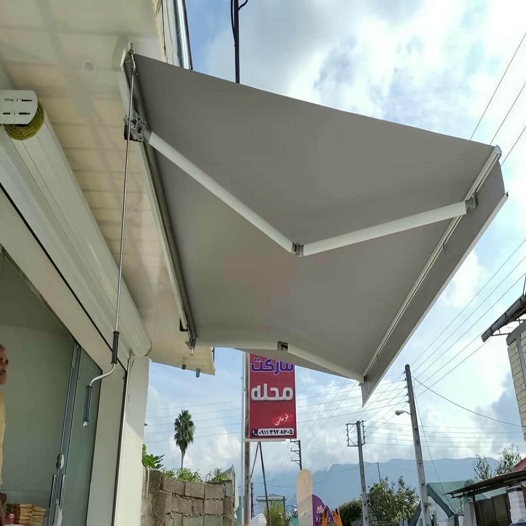 خرید سایبان برقی پارچه ضد UV در بندر لنگه