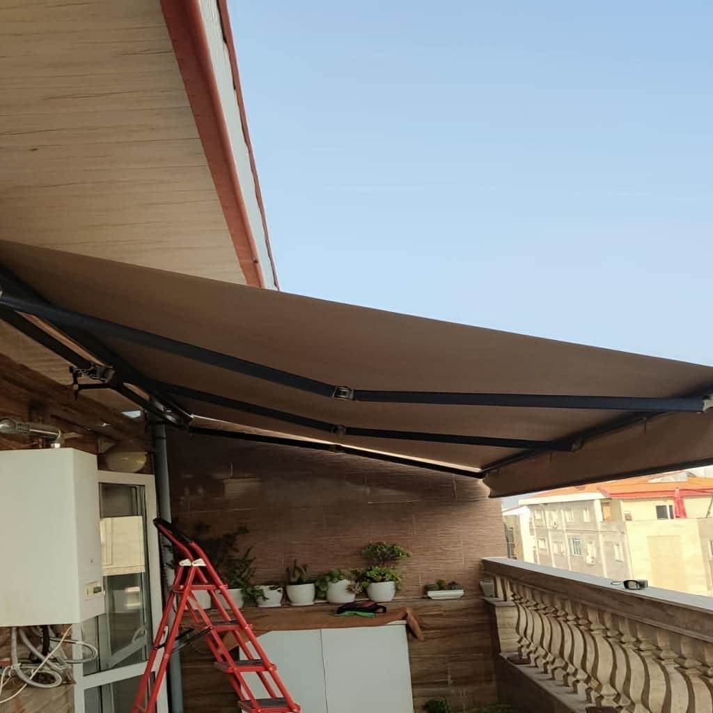 نصب سایبان برقی مغازه در اشتهارد