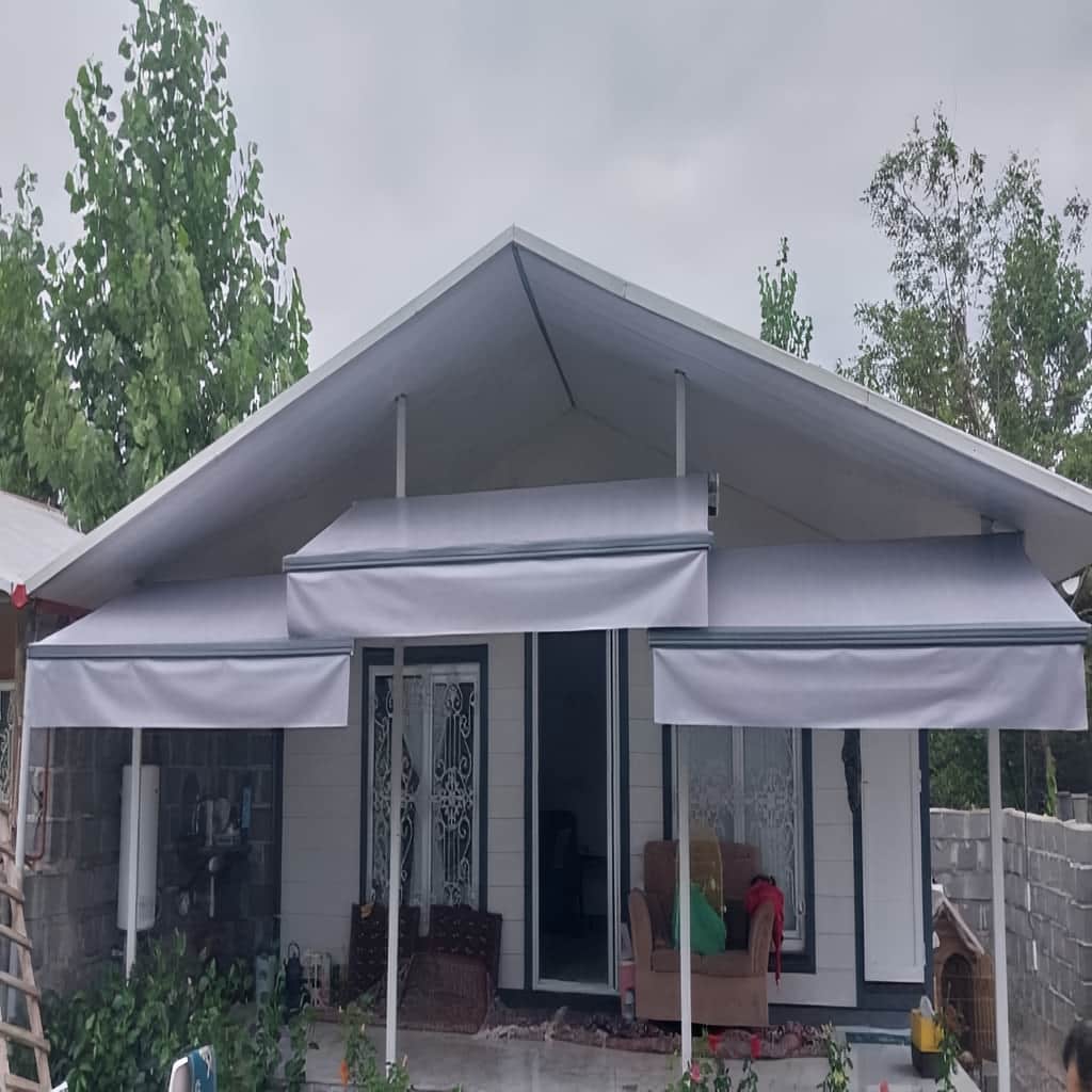 نصب سایبان برقی مغازه در کاشان