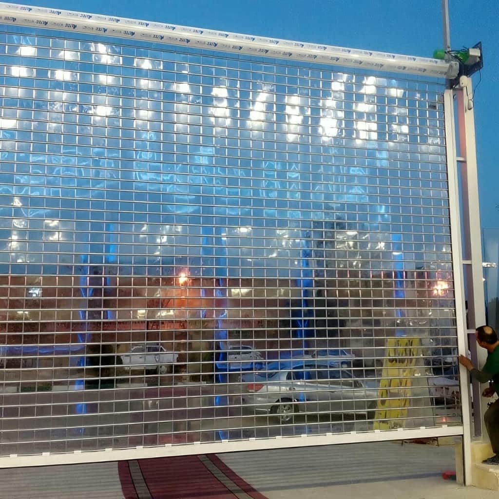 نصب کرکره برقی تیغه آلومینیومی در رفسنجان