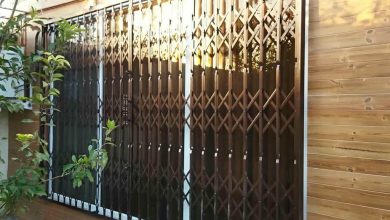 درب آکاردئونی در بندرعباس