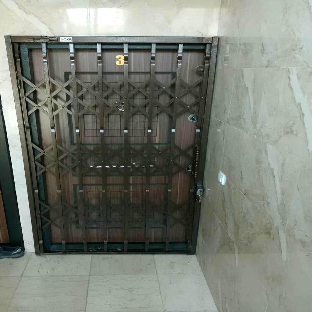 خرید درب آکاردئونی قفل ضدبرش در استان گیلان