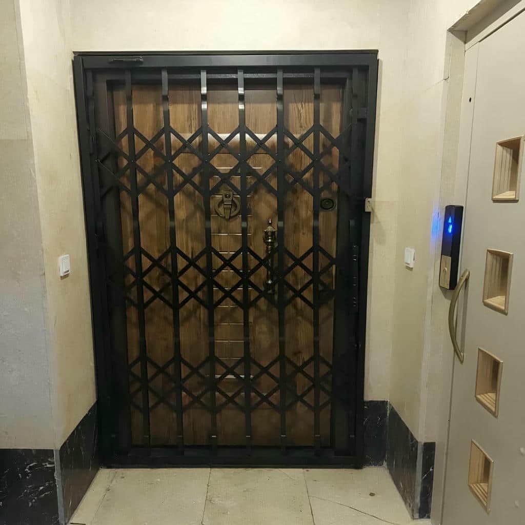 کارخانه درب آکاردئونی با قفل ضدبرش در نظرآباد