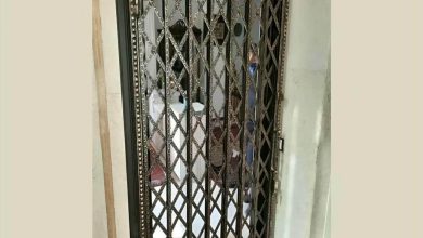 درب آکاردئونی در تبریز