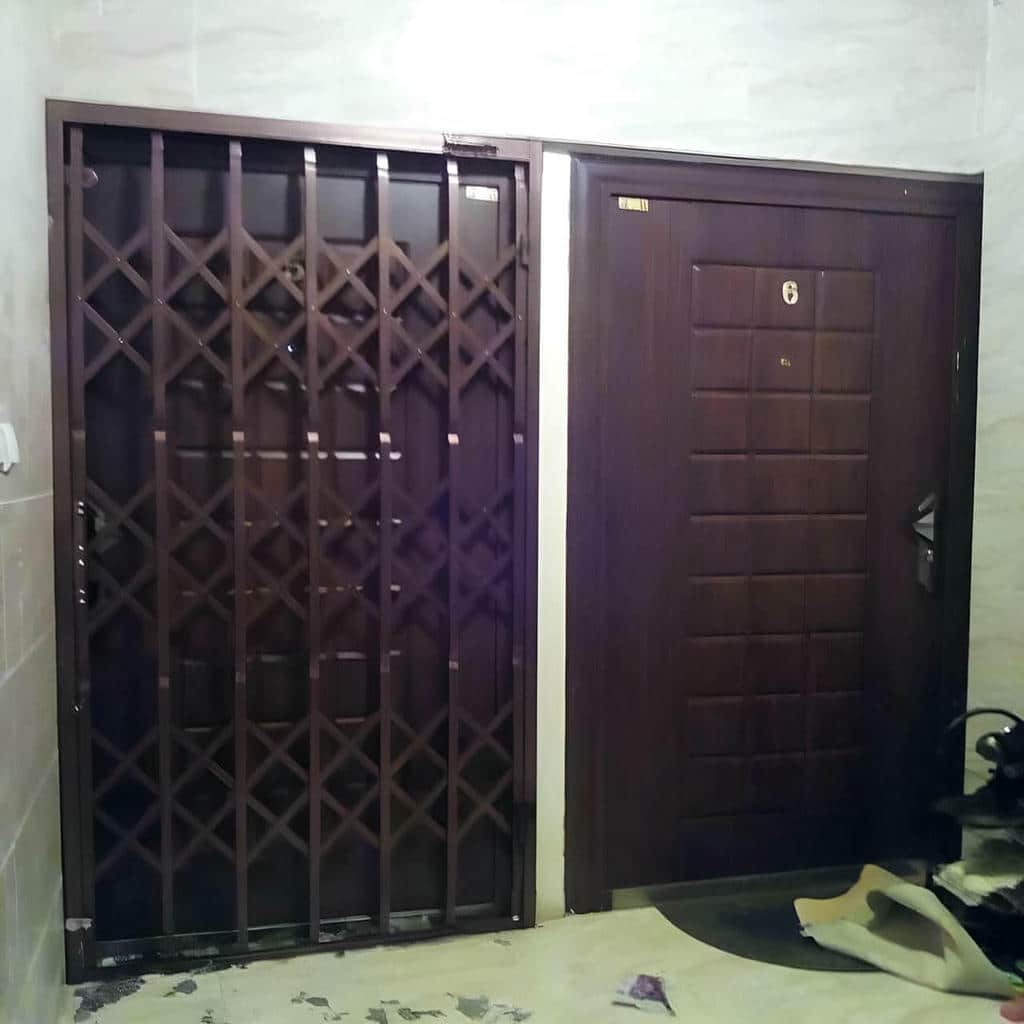 قیمت درب آکاردئونی سه گل در یاسوج