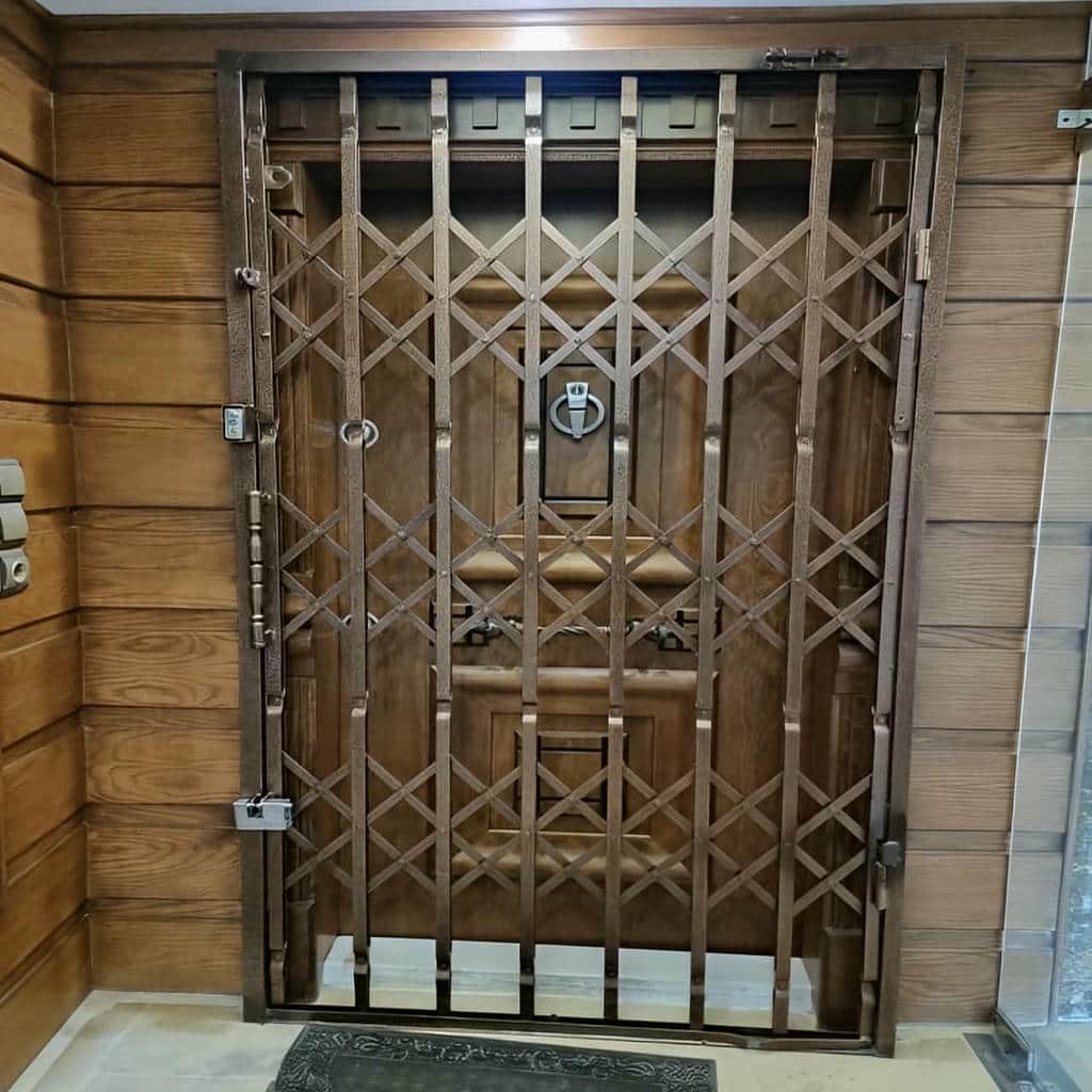 فروش درب آکاردئونی تمام گل در بومهن