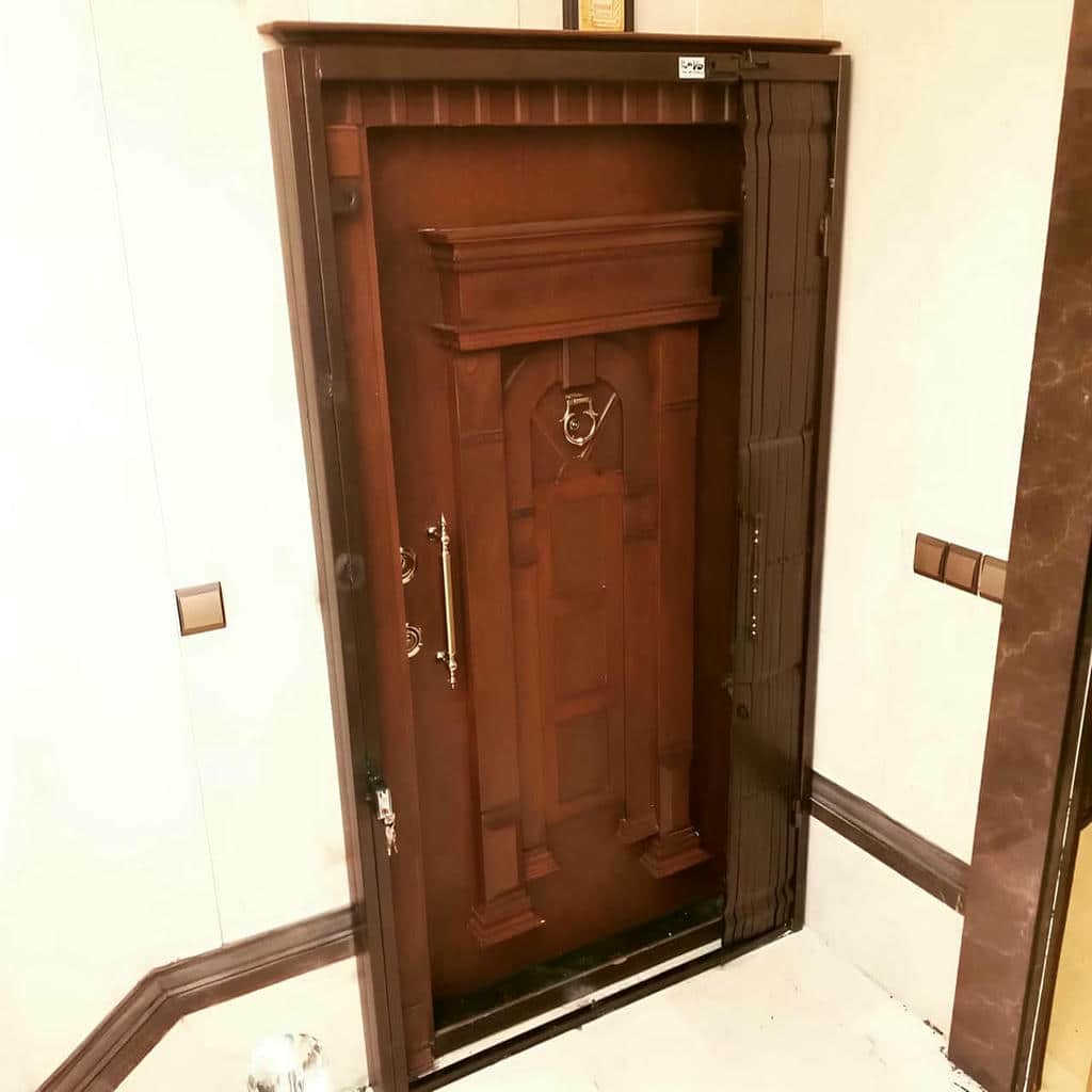 نصب درب آکاردئونی چهارگل در پرند