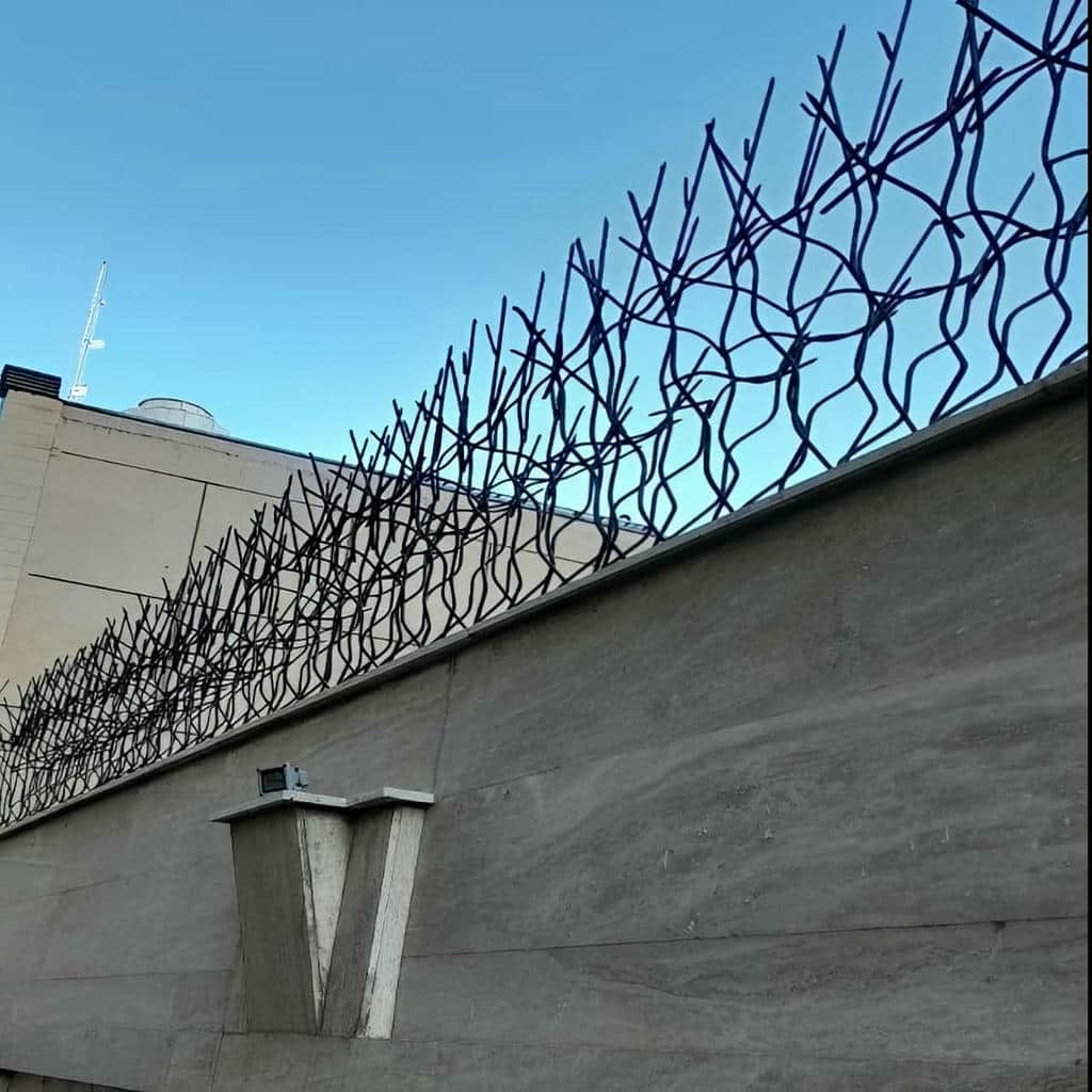 نصب حفاظ شاخ گوزنی دیوار استاندارد در کاشان