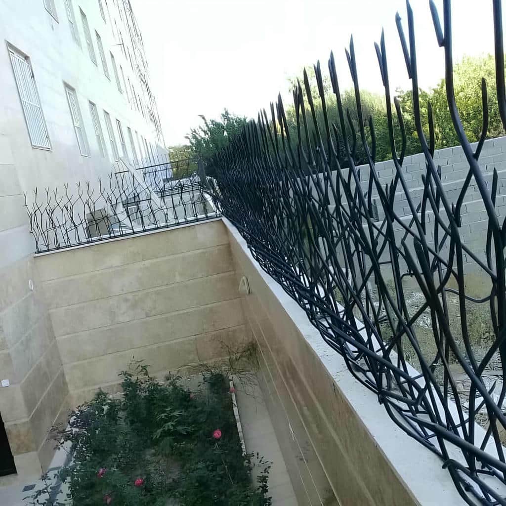حفاظ شاخ گوزنی دیوار در اردبیل