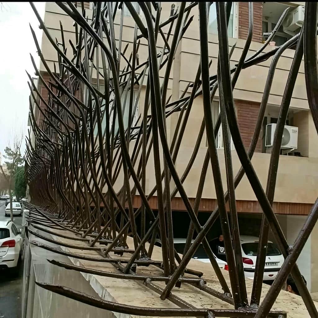 نصب حفاظ شاخ گوزنی دیوار استاندارد در دماوند