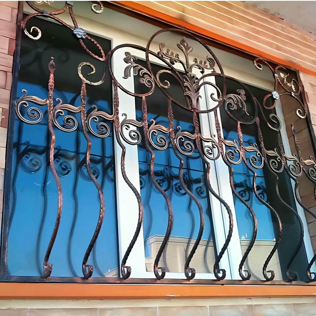 خرید حفاظ پنجره فرفورژه لوکس در عظیمیه کرج