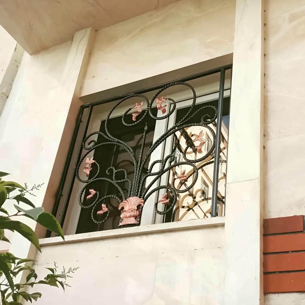 قیمت حفاظ پنجره رنگ کوره ای در چالوس