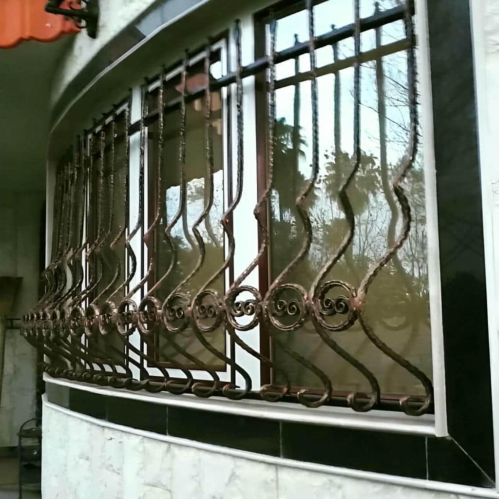 قیمت حفاظ پنجره رنگ کوره ای در کاشان