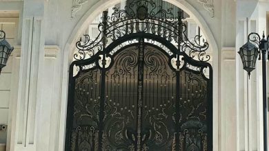 درب حیاط در بندر انزلی