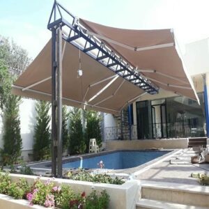 سایبان برقی در سیرجان