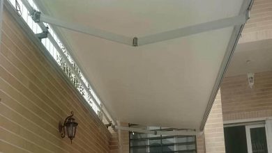 سایبان برقی در بندر دیلم
