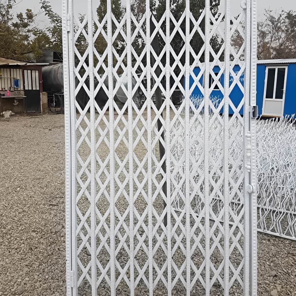 خرید حفاظ آکاردئونی لوزی تسمه پهن با طرح منظم